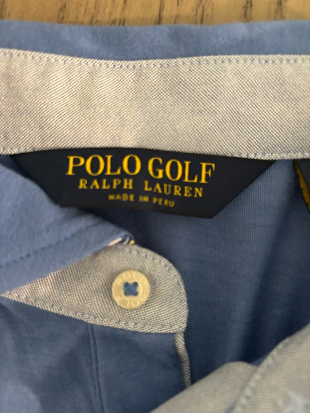 Ralph Lauren Men’s Blue Short-Sleeve Polo XL with Chest Pocket